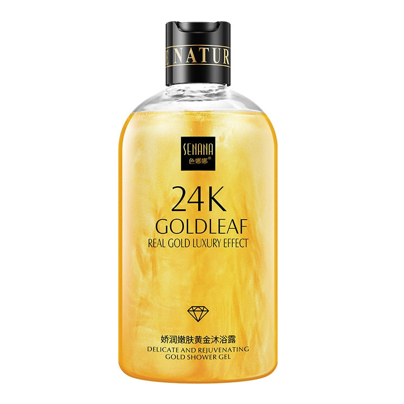 24K Gold Shower Gel - Deep Clean, Long-Lasting